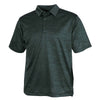 BAW Men's Dark Green Vintage Polo