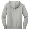 District Men's Heathered Steel Perfect Weight Fleece Full-Zip Hoodie