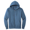 District Men's Maritime Blue Perfect Weight Fleece Full-Zip Hoodie