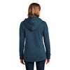 District Women's Heathered Poseidon Blue Perfect Weight Fleece Full-Zip Hoodie