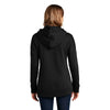 District Women's Jet Black Perfect Weight Fleece Full-Zip Hoodie