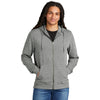 District Men's Heathered Charcoal Perfect Tri Fleece Full-Zip Hoodie