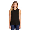 District Women's Black Perfect Tri Sleeveless Hoodie