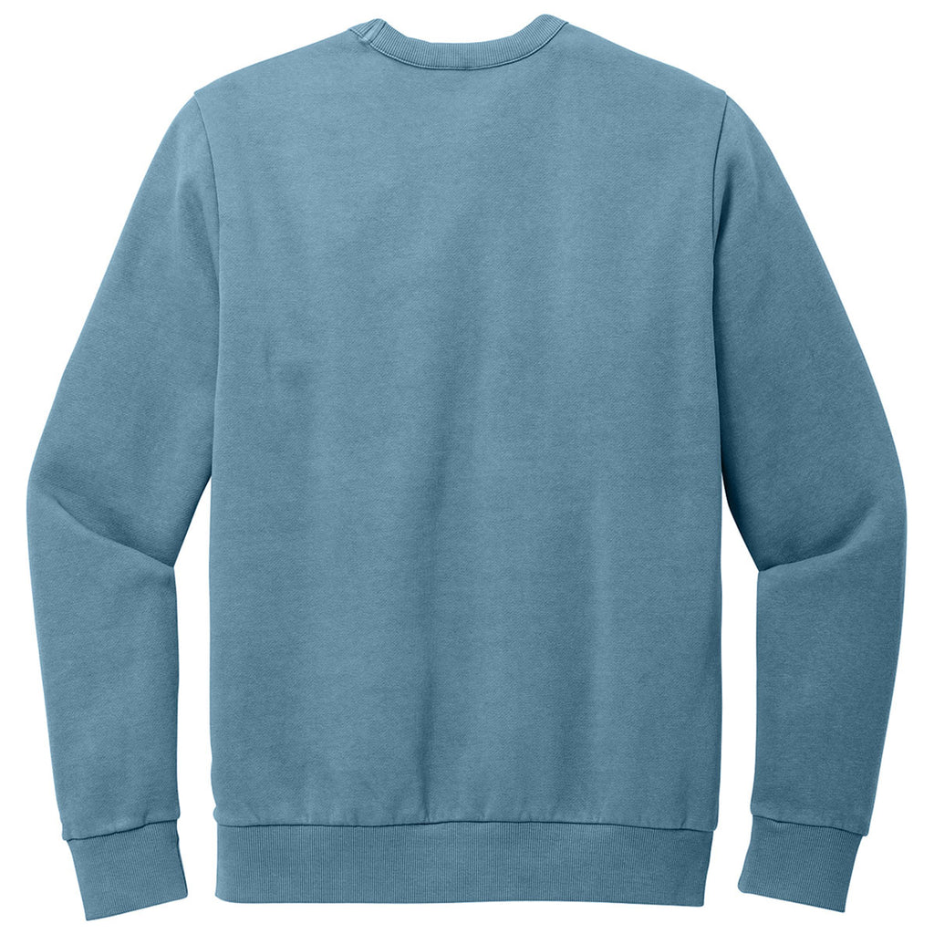 District Men's Dusk Blue Wash Fleece Crew