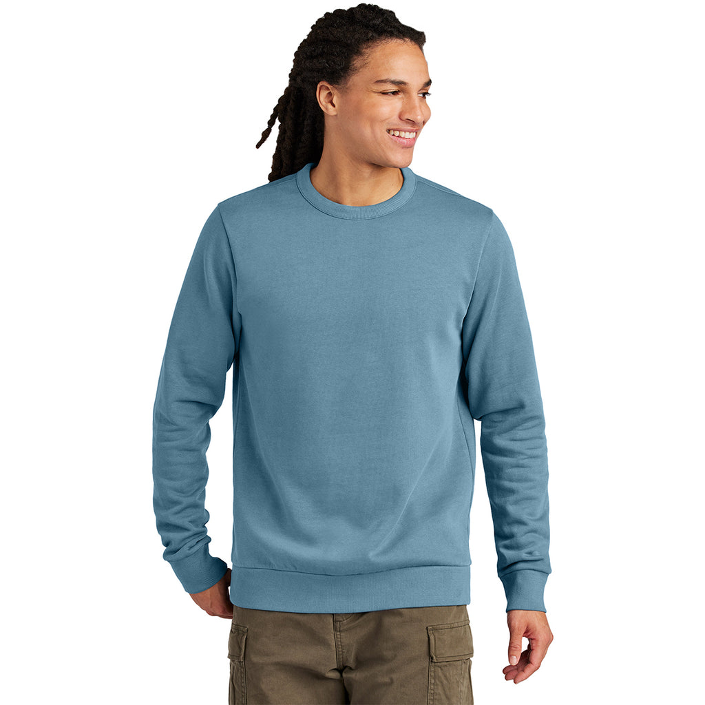 District Men's Dusk Blue Wash Fleece Crew