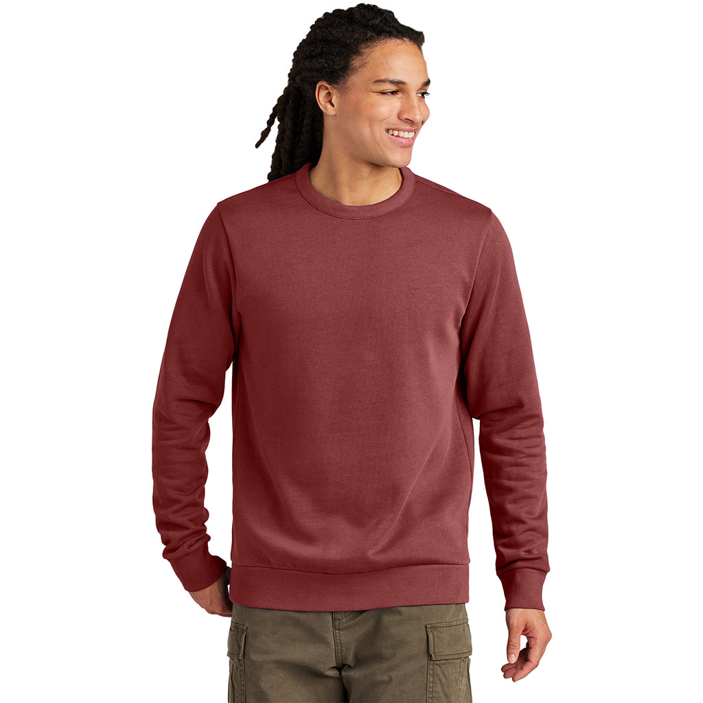 District Men's Garnet Wash Fleece Crew