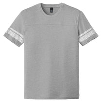 District Men's Heathered Nickel/White Game Tee