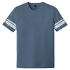 District Men's Heathered True Navy/White Game Tee