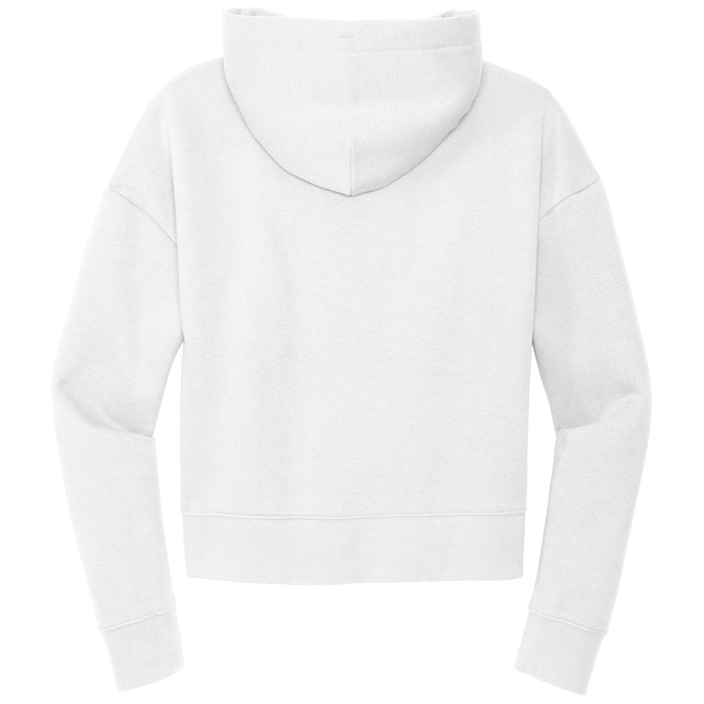 District Women's White V.I.T Fleece Hoodie