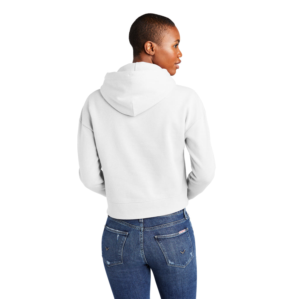 District Women's White V.I.T Fleece Hoodie