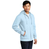 District Men's Ice Blue V.I.T. Fleece Full-Zip Hoodie