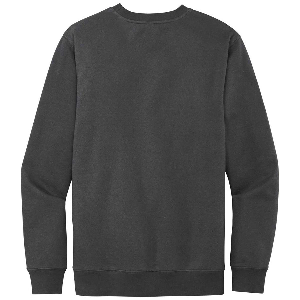 District Men's Charcoal V.I.T. Fleece Crew