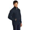 District Men's New Navy V.I.T. Fleece Quarter Zip