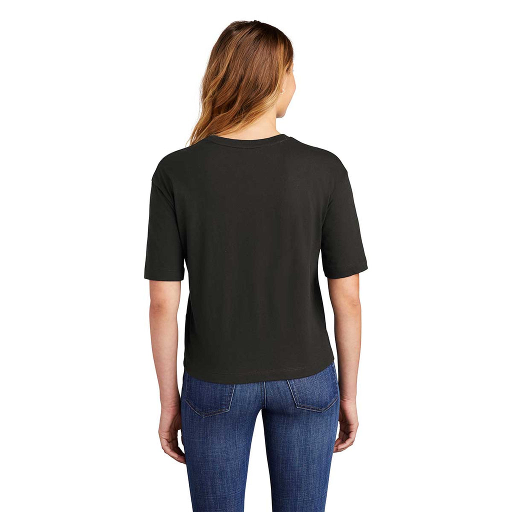 District Women's Black V.I.T. Boxy Tee