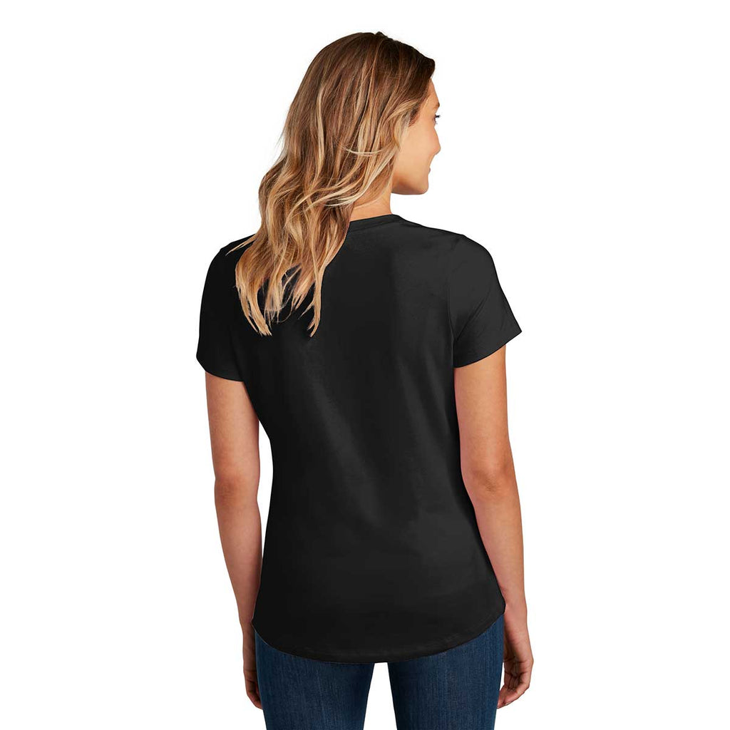 District Women's Black Flex Scoop Neck Tee