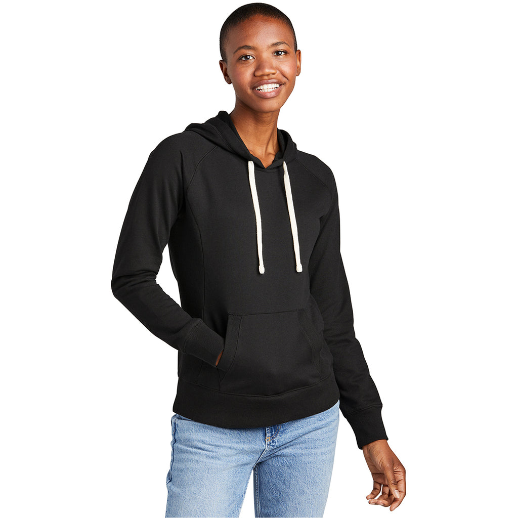 District Women's Black Re-Fleece Hoodie