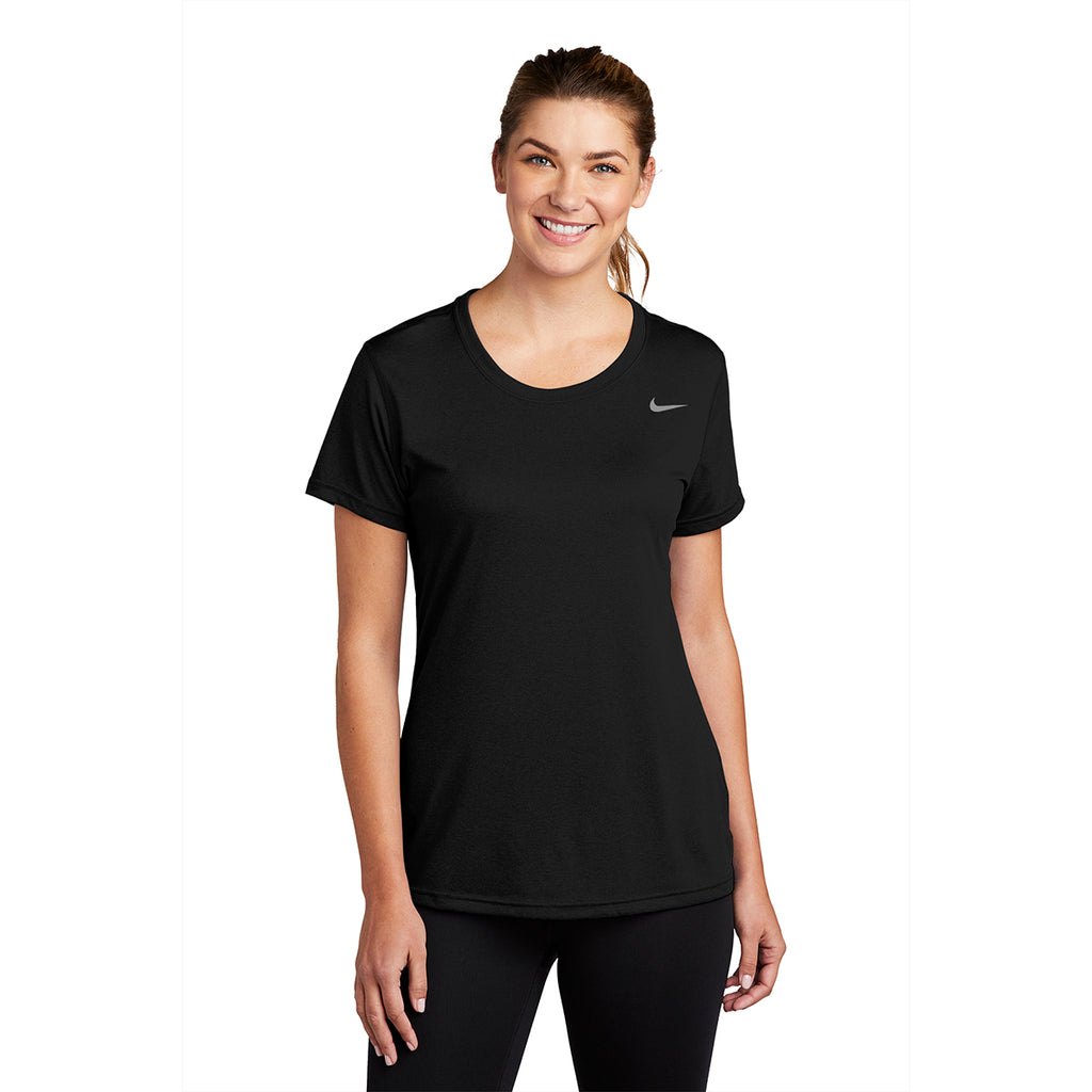 Nike Women's Black Team rLegend Tee