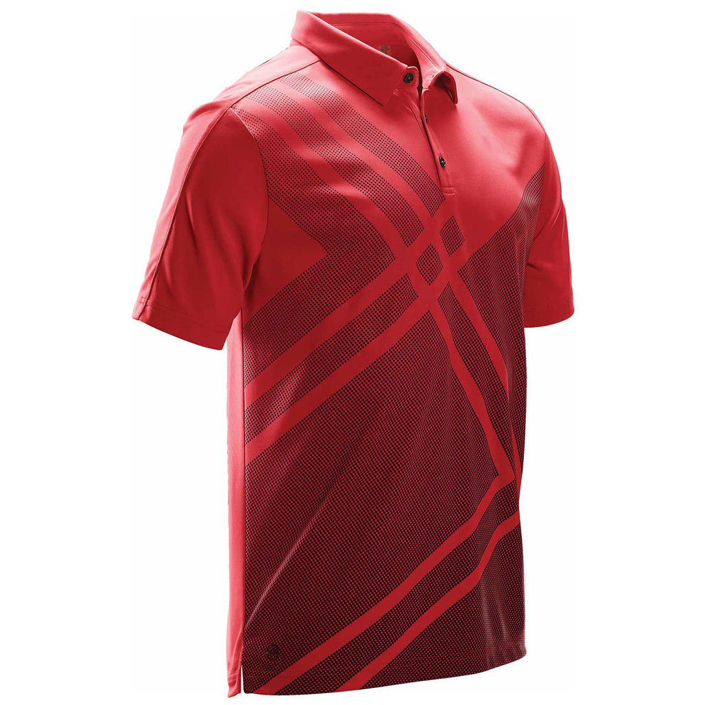 Stormtech Men's Bright Red Reflex Polo