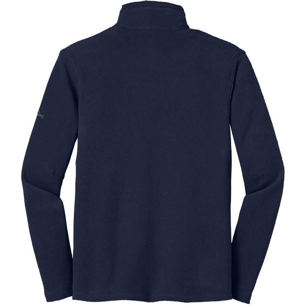 Eddie Bauer Men's Navy Full-Zip Microfleece Jacket