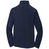 Eddie Bauer Men's Navy Half Zip Microfleece Jacket