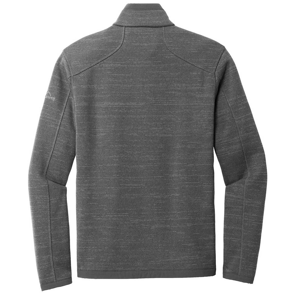 Eddie Bauer Men's Dark Grey Heather Sweater Fleece Full Zip