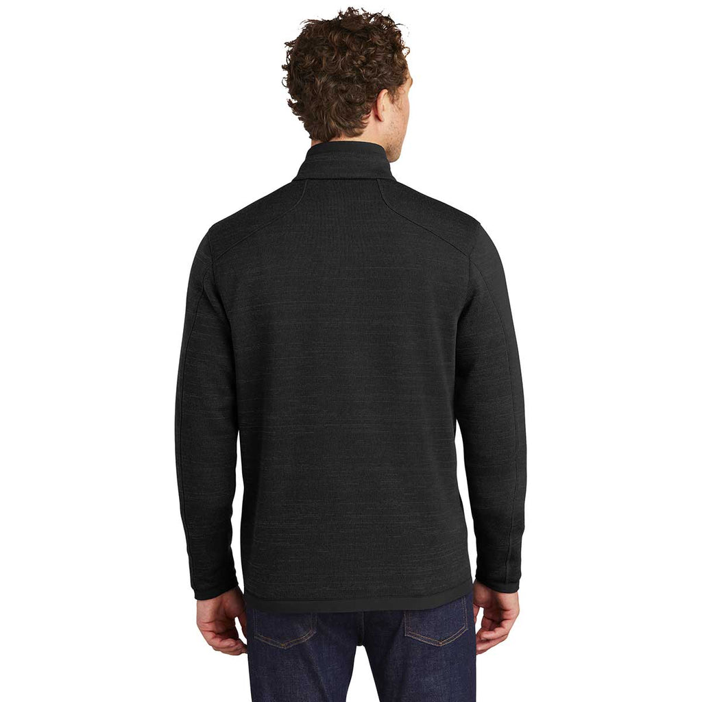 Eddie Bauer Men's Black Sweater Fleece Quarter Zip