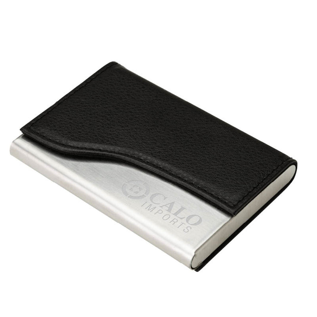 Logomark Silver Terni Business Card Case