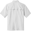 Eddie Bauer Men's White S/S Performance Fishing Shirt