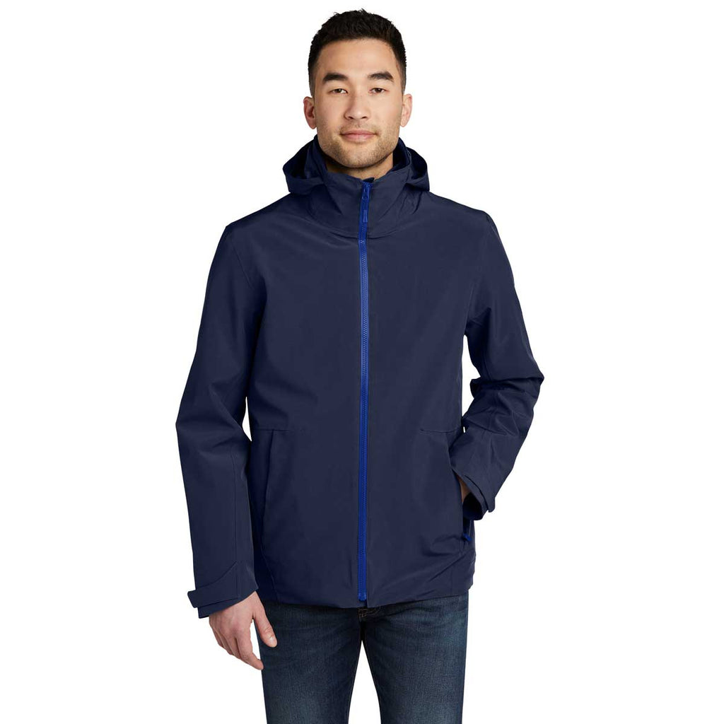 Eddie Bauer Men's River Blue/Cobalt Blue WeatherEdge 3-in-1 Jacket