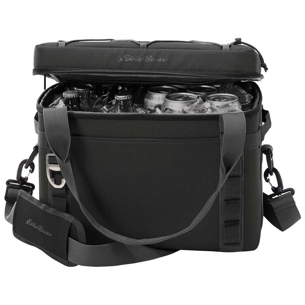 Eddie Bauer Black/Grey Steel Max Cool 24-Can Cooler