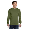 Econscious Men's Olive Organic Cotton Classic Long-Sleeve T-Shirt