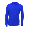 BAW Men's Royal Eco Cool Tek Long Sleeve Polo