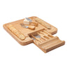 Logomark Natural Lorenzi 4-Piece Bamboo Cheese Tray