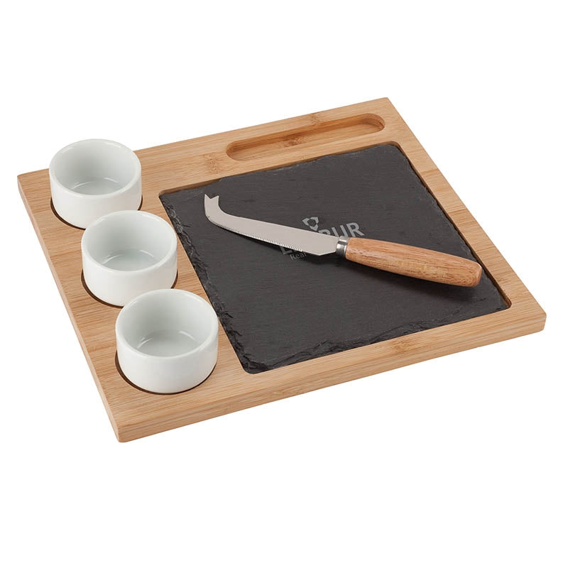 Logomark Natural Masia 6 Piece Cheese Set