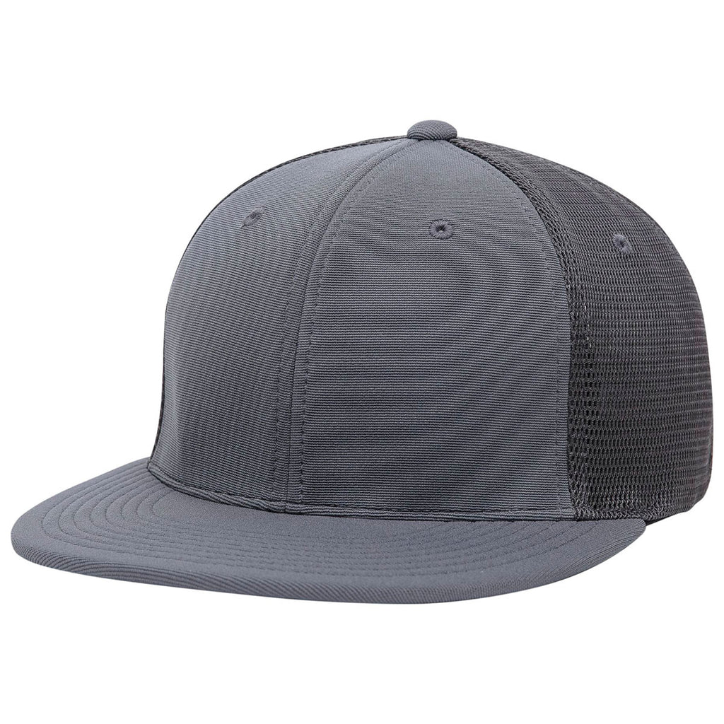 Pacific Headwear Graphite Premium M2 Performance Trucker FlexFit Cap