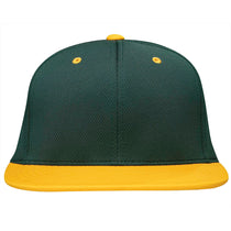 Pacific Headwear Dark Green/Gold Premium P-Tec FlexFit Cap