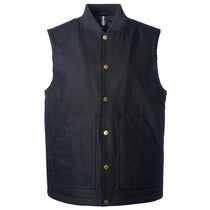 Independent Trading Co. Men's Black Insulated Canvas Workwear Vest
