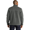 Port Authority Men's Grey Steel Camp Fleece Snap Pullover