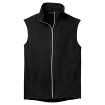 Port Authority Men's Black Microfleece Vest