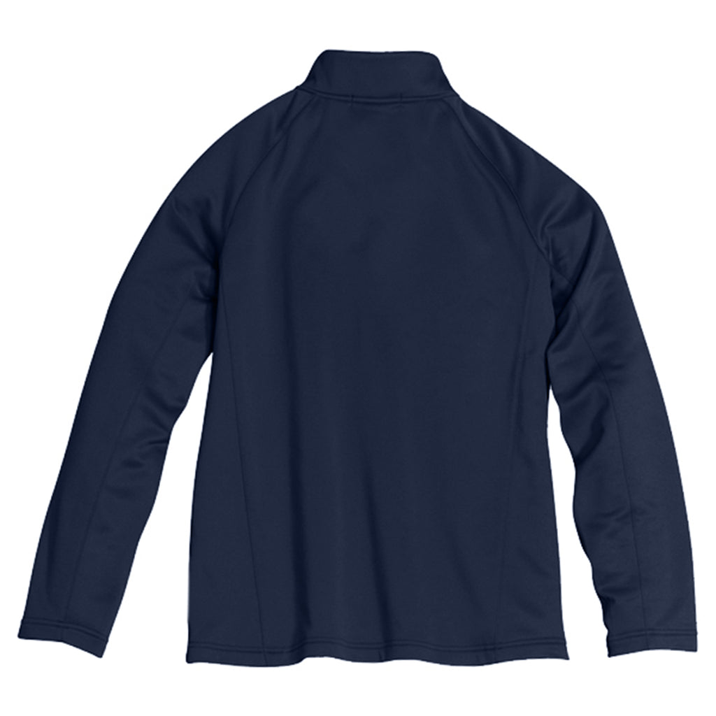 Sport-Tek Men's Navy/Silver Sport-Wick 1/4-Zip Fleece Pullover