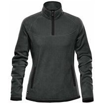 Stormtech Women's Graphite/Black Shasta Tech Fleece Quarter Zip