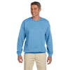 Gildan Unisex Carolina Blue Heavy Blend 50/50 Fleece Crew