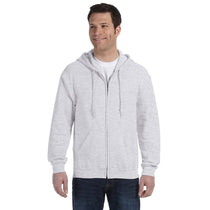 Gildan Unisex Ash Heavy Blend 50/50 Full Zip Hoodie