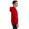 Gildan Unisex Red Heavy Blend 50/50 Full Zip Hoodie