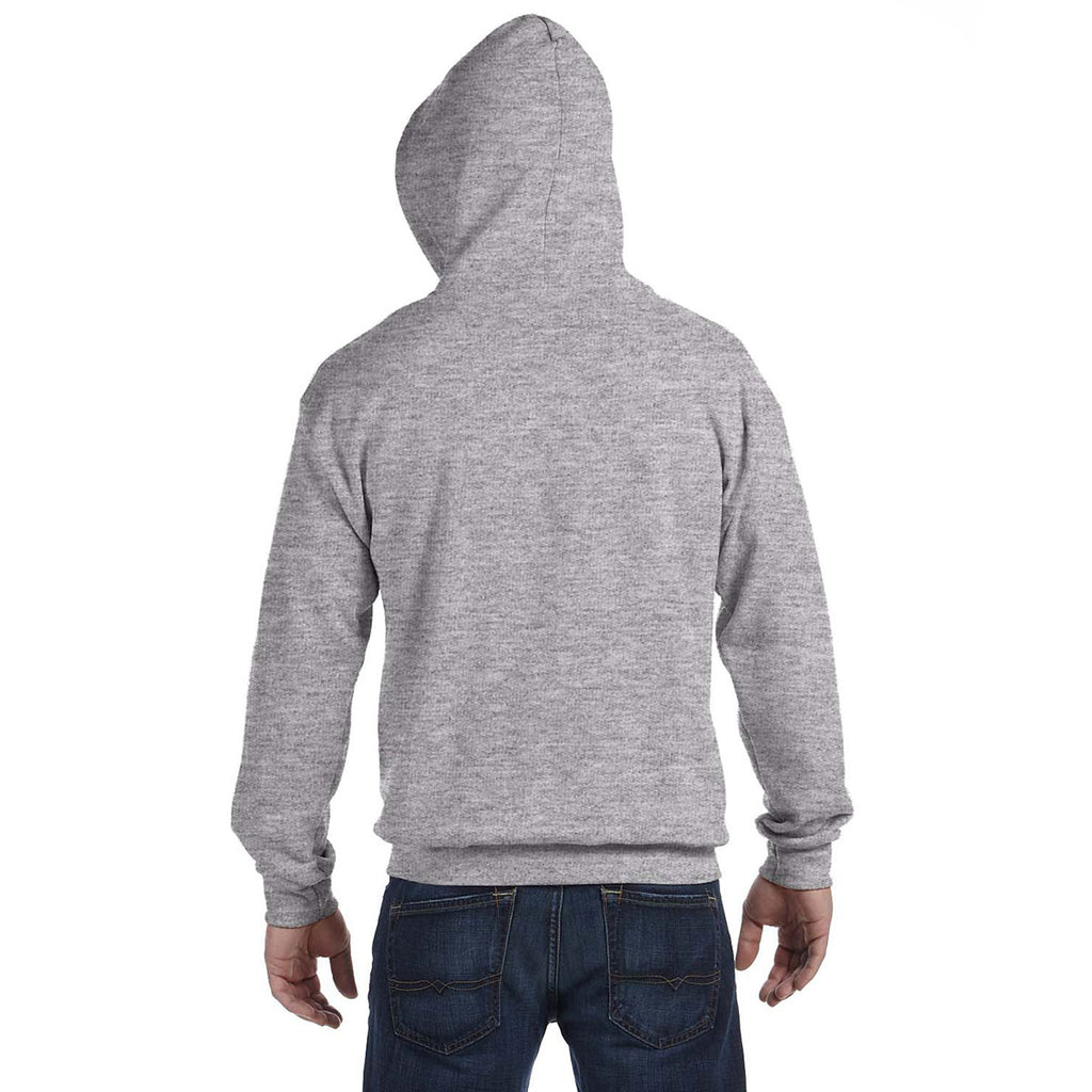 Gildan Unisex Sport Grey Heavy Blend 50/50 Full Zip Hoodie