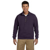 Gildan Men's Blackberry Heavy Blend 8 oz. Vintage Cadet Collar Sweatshirt