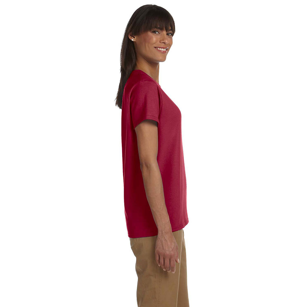 Gildan Women's Cardinal Red Ultra Cotton 6 oz. T-Shirt