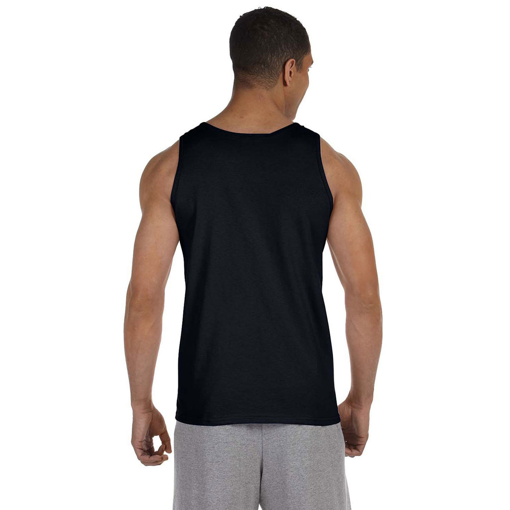 Gildan Men's Black Ultra Cotton 6 oz. Tank