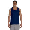 Gildan Men's Navy Ultra Cotton 6 oz. Tank