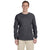 Gildan Men's Dark Heather Ultra Cotton Long Sleeve T-Shirt